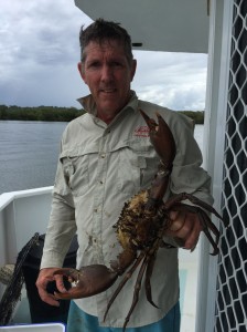 Glen with a great Coomera River Mud Crab