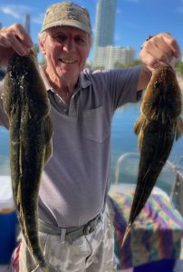 Brian caught some nice Flathead on Zman soft plastics in the Gold Coast Broadwater with Clint from Brad Smith Fishing Charters