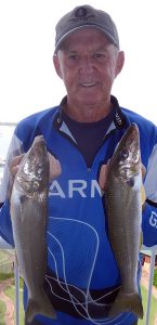 Wayne Young did well landing a great feed of Whiting from the Nerang River recently