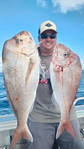 Ben White had a great day last weekend scoring a great feed of Snapper
