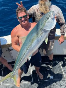 Gavin from Seaprobe Fishing Charters has found some graet sized Kingfish on the 50 fathom reefs this week off the Gold Coast