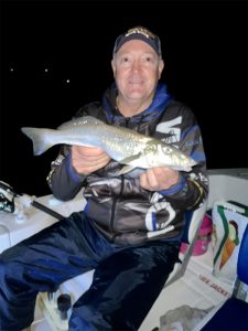Brett with a solid Whiting caught on a recent trip up the Nerang River