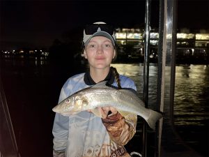 Bec had a great night in the Nerang River landing this elbow slapping 39