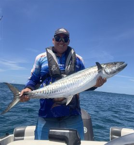 Dave McDonald had a great day off the Gold Coast landing this impressive Spanish Mackerel